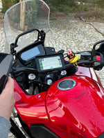 On your motorbike